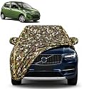 I10 Old 100% Waterproof Car Cover | Dustproof Sun Protection Cover | Soft Cotton Lining | Triple Stitched | Mirror Pocket | Antenna Pocket | All Weather Body Cover (Army)