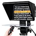i2/12-inch All-Metal teleprompter, Lift The teleprompter and Remote Control, Using Tempered Optical Glass, Compatible with a Variety of Devices for a Variety of scenarios.