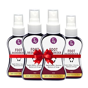 foot spray deodorizer  foot sanitizer amp shoe deodorant spray for men amp women  50ml pack of 4