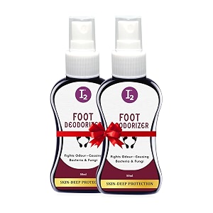 foot spray deodorizer  foot sanitizer amp shoe deodorant spray for men amp women  50ml pack of 2