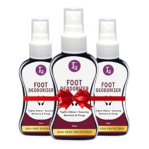 foot spray deodorizer  foot sanitizer amp shoe deodorant spray for men amp women  50ml pack of 3
