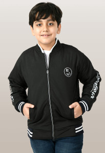 iac boys solid casual jacket