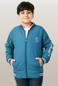 iac boys solid casual jacket