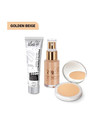 Iba Foundation + Compact + Primer Face Makeup Combo for Wheatish Skin Tone (Golden Beige)