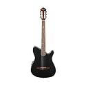 Ibanez TOD10N Tim Henson Signature 6-String Acoustic Guitar with Walnut Fingerboard (Right-Handed, Transparent Black Flat)