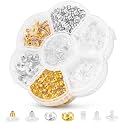 iBayam 7 Styles 500 PCS Earring Backs Metal Rubber Silicone for Studs
