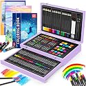 iBayam Art Case (150 pcs), Coloring Painting Art Kit, Travel Activity Set