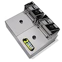 iBELL DF620M 12L Electric Deep Fryer | 2500W Stainless Steel Commercial Fryer | Double Tank & Basket | Adjustable Temperature Control | Tabletop Design | Silver | 2 Year Warranty