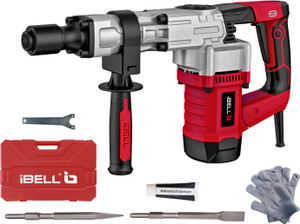 ibell demolition hammer dh20-30 17mm hex chuck anti vibration handle 62kg impact 3700min energy 16 j demolition hammer drill