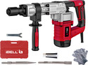 iBELL Demolition Hammer DH20-30, 17mm HEX Chuck, Anti Vibration Handle, 6.2Kg, Impact 3700/min, Energy 16 J, Demolition Hammer Drill