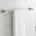 iBELL IBL 10-SH Single Towel Bar for Bathroom, Wall-Mounted Towel Holder with Screws Chrome Towel Holder (Stainless Steel)