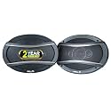 IBELL OS750E Car Speaker, 5 Way Coaxial Speakers, 650 Watts, Injection Cone with Rubber Edge (Black)