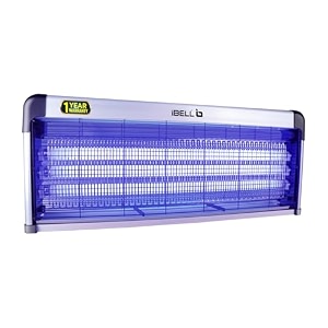 ibell p203ik insect killer 60w bug zapper machine with aluminium body fly catcher for home hotels amp offices uv bulbs silver