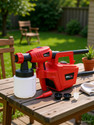 iBELL Paint Spray Gun IBL SG80-27 Home DÃ©cor, Flexible Hose Attachment, Paint Spray Gun HVLP Sprayer (Red, Black)