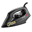 IBELL PASSION 1000W Iron Box with 3 Years Warranty, Non-Stick Soleplate Dry Iron, Shock-Proof Body, Variable Temperature Control, Overheating Protection (Black)
