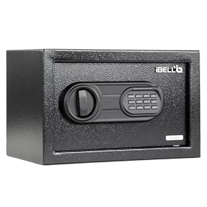 ibell sl-20s locker box for money amp jewellery electronic safe locker for home amp office  digital lock with password and emergency key 200h x 310w x 200d mm 419kg 1 year warrantynet-85l