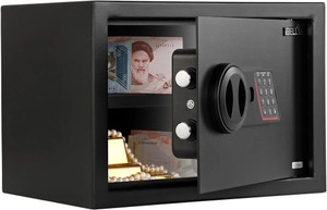 ibell sl-25b digital electronic safe locker for personal  office use25l black locker safe locker