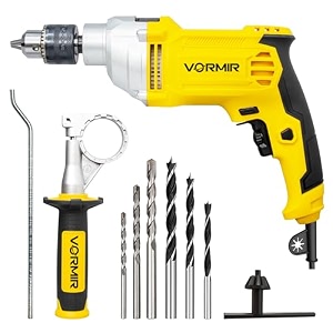 ibell vormir vrid13-30 impact drill 13mm keyless chuck1100w electric drill 0-3000 rpm variable speed forwardreverse hammer amp rotary function diy home amp professional power tool-1 year warranty