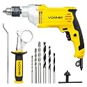 IBELL VORMIR VRID13-30 Impact Drill –13mm Keyless Chuck,1100W Electric Drill, 0-3000 RPM Variable Speed, Forward/Reverse, Hammer &amp; Rotary Function, DIY Home &amp; Professional Power Tool-1 Year Warranty