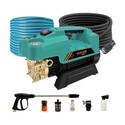 iBELL Yover YO2100 2100 W Induction Motor, 150 Bars, 8m Outlet Hose, 7.5 L/Min, High Pressure Washer