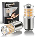 iBrightstar 1157 LED Bulb Amber, BAY15D 2057 2357 7528 LED Turn Signal Bulbs Super Bright for Vehicle Blinker Lights and Turn Signal Lights, 2 Pack