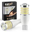 iBrightstar 921 LED Bulb White, T15 912 LED Reverse Light Bulbs Super Bright for Parking Backup Turn Signal Lights, 2 Pack