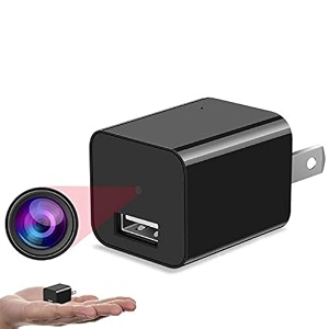 ibs hidden spy camera usb charger office amp home security nanny cam with sd card surge protection motion detection full hd video connects to smartphone secret camera for elderly parents pets