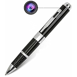 ibs limited edition silver 1080p ultra hd pen camera video and audio recording spy 4k camera with 1920px hd video audio for long time recording black