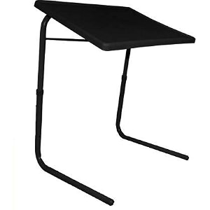 ibs table multi function detachable and foldable table mate with cup holder black