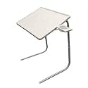IBS Table Multi Function Detachable and Foldable Table Mate with Cup Holder (White)