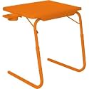 IBS Table Multi Function Detachable and Foldable Table Mate with Cup Holder (Orange)