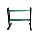 IBS Two Tier Premium Storage Mini Dumbbell Rack Built for Strength Building, Weight Loss & Home Gym multiple dumbbell uses. (GREEN, MINI)