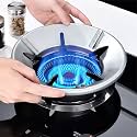 Gas Saver Burner Stand - 2 Pcs, Jali Ring | Windproof Gas Saver Stand | Round Burner Stand, Support Stand 4 Legs Supported For Indian Stoves