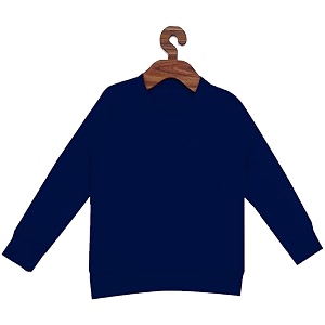 icable boys full sleeves plain sweatshirt made in india