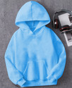 ICABLE Boys & Girls Full Sleeve Solid Hooded Sweatshirt