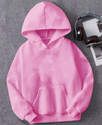 ICABLE Boys & Girls Full Sleeve Solid Hooded Sweatshirt