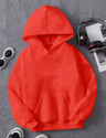 ICABLE Boys & Girls Full Sleeve Solid Hooded Sweatshirt
