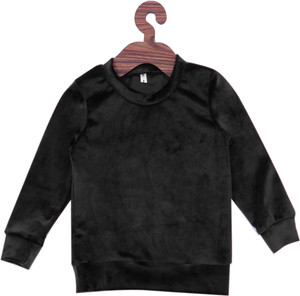 icable baby boys  baby girls full sleeve solid sweatshirt