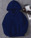 ICABLE Boys & Girls Full Sleeve Solid Hooded Sweatshirt