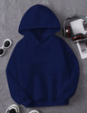 ICABLE Boys & Girls Full Sleeve Solid Hooded Sweatshirt