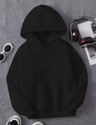 ICABLE Boys & Girls Full Sleeve Solid Hooded Sweatshirt