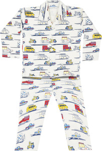 icable girls printed cotton blend kids nightwear multicolor pack of 1