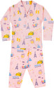 ICABLE Girls Printed Cotton Blend Kids Nightwear (Blue Pack of 1)