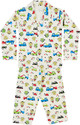 ICABLE Girls Printed Cotton Blend Kids Nightwear (Yellow Pack of 1)