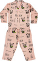ICABLE Girls Printed Cotton Blend Kids Nightwear (Pink Pack of 1)