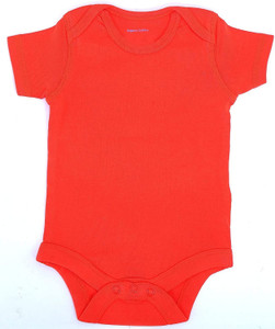 icable romper for baby boys  baby girls casual solid pure cotton red pack of 1