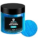 Ice Blue Mica Powder for Epoxy Resin 56g / 2oz. Jar Techarooz 2 Tone Resin Dye Color Pigment Powder for Lip Gloss, Nails, Colorant for Slime Bath Bombs Soap Making Polymer Clay