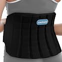 Ice Pack for Back Pain Relief, 2 Hours Long Lasting Cold Therapy Flexible Lower Back Ice Pack Wrap for Injuries, Sciatica, Coccyx, Swelling, Surgery Gift(Black)