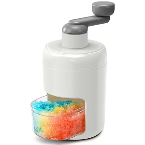badelite ice shaver manual snow cone machine protable shaved ice maker ice crusher with 3 free ice boxes