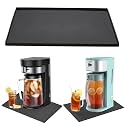 Ice Tea Maker Machine Silicone Mat Iced Coffee Maker Mat, Silicone Drip Pan for Iced Tea Maker, Ice Tea Pitcher Brewer Soft Tray, Non-Slip Waterproof Cold Brew Maker Machine Pad 19''x12''